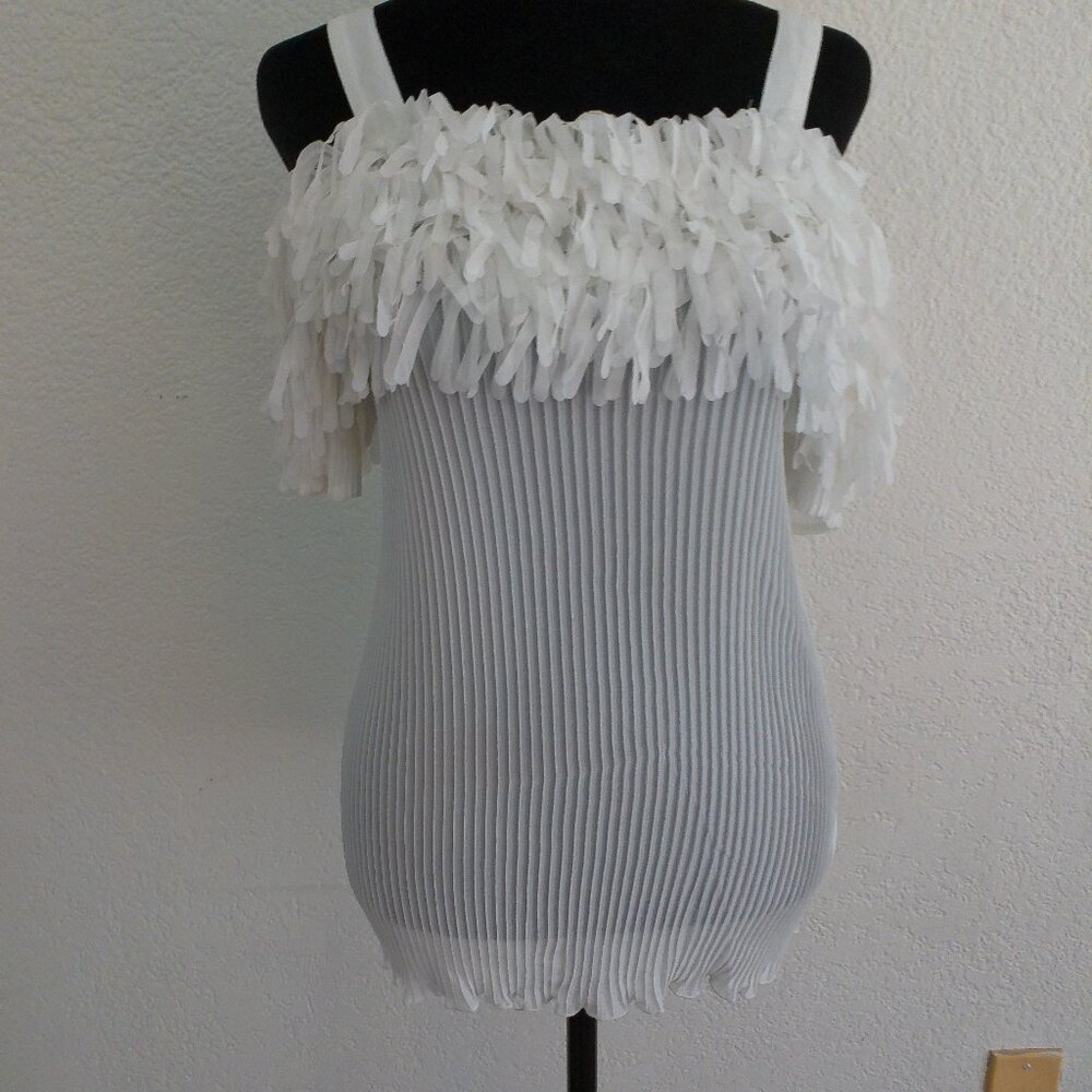 White top with fringe - Kaelyn-Max size : L
